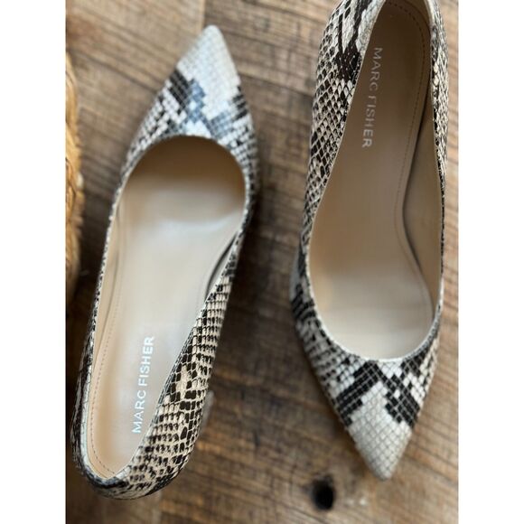Marc Fisher Snakeskin Pumps - Picture 3 of 10